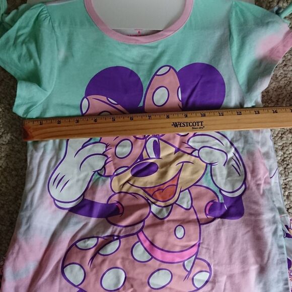 Disney Minnie Girls Cotton graphic T-Shirts 4 Pack - size 6 - Picture 10 of 13